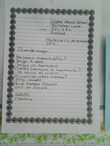 Mensajes desde Inglaterra Mensajes desde Inglaterra