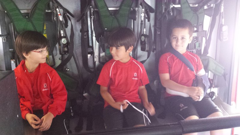 A los bomberos… ¡les encantamos! A los bomberos… ¡les encantamos!