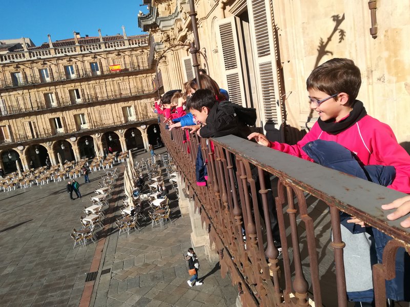 Visita al Ayuntamiento de Salamanca Visita al Ayuntamiento de Salamanca