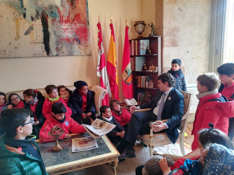 Visita al Ayuntamiento de Salamanca Visita al Ayuntamiento de Salamanca