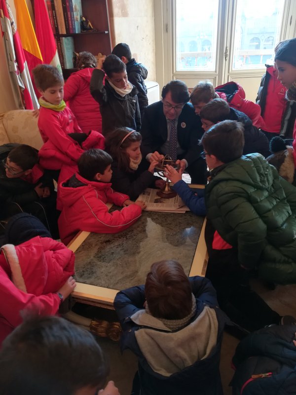 Visita al Ayuntamiento de Salamanca Visita al Ayuntamiento de Salamanca