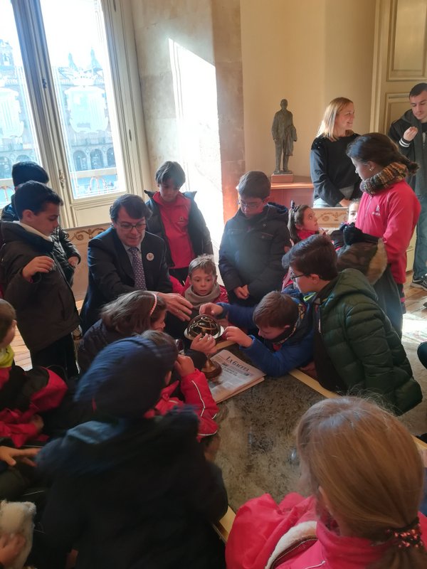 Visita al Ayuntamiento de Salamanca Visita al Ayuntamiento de Salamanca