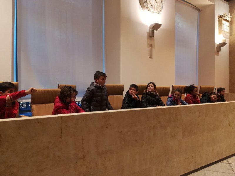 Visita al Ayuntamiento de Salamanca Visita al Ayuntamiento de Salamanca