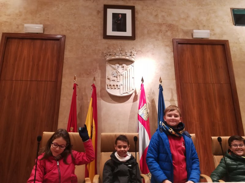Visita al Ayuntamiento de Salamanca Visita al Ayuntamiento de Salamanca