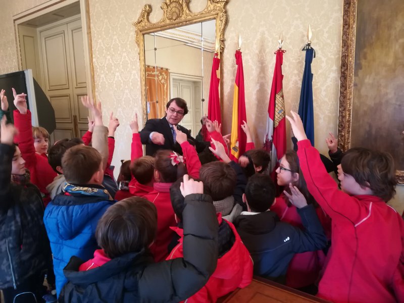 Visita al Ayuntamiento de Salamanca Visita al Ayuntamiento de Salamanca