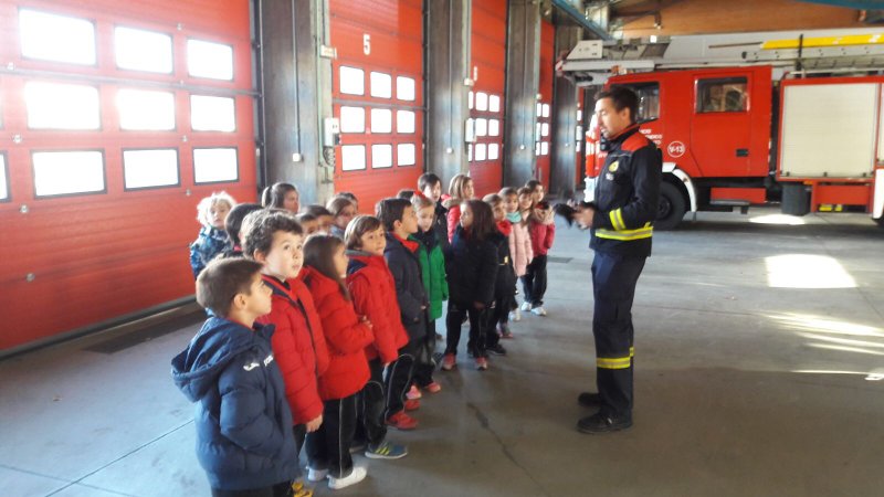 Visita al parque municipal de bomberos. Visita al parque municipal de bomberos.