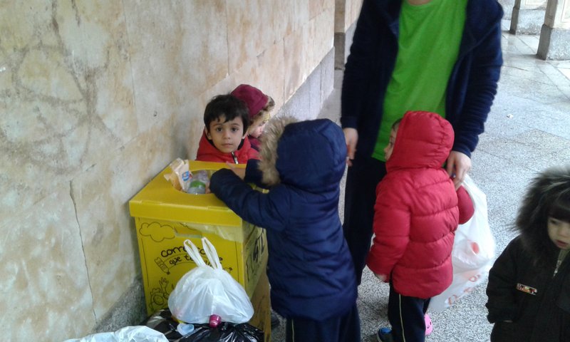 Maratón de reciclaje. Maratón de reciclaje.