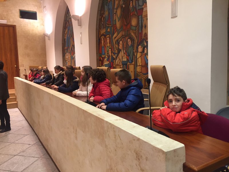 Visita al Ayuntamiento de Salamanca Visita al Ayuntamiento de Salamanca