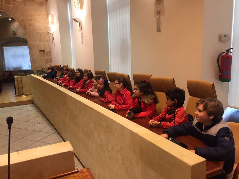 Visita al Ayuntamiento de Salamanca Visita al Ayuntamiento de Salamanca