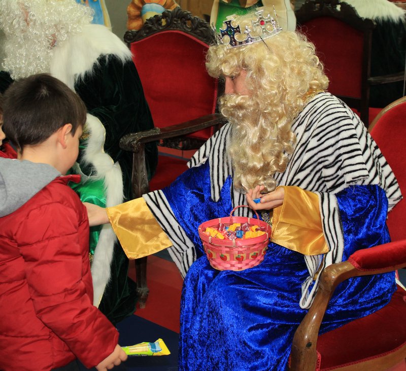 “Él es Melchor, él es Gaspar y el otro Baltasar” “Él es Melchor, él es Gaspar y el otro Baltasar”