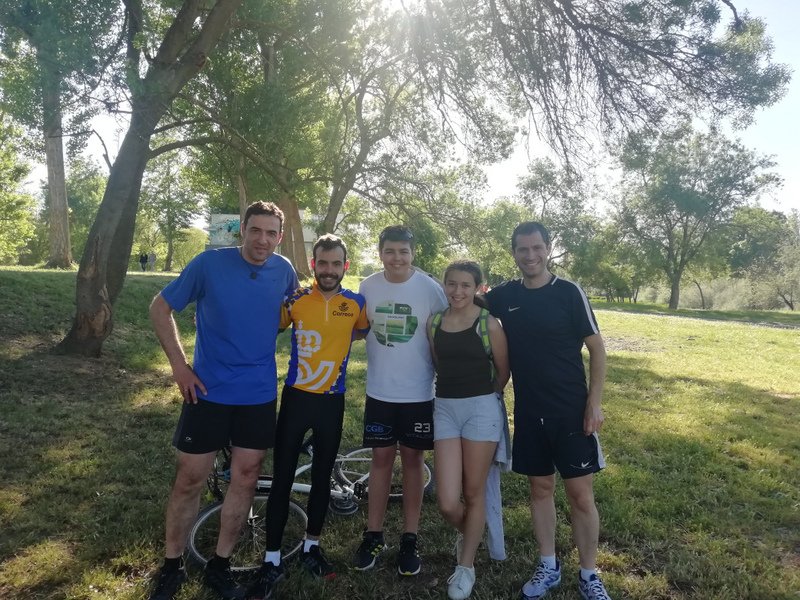 Deporte en familia. Deporte en familia.