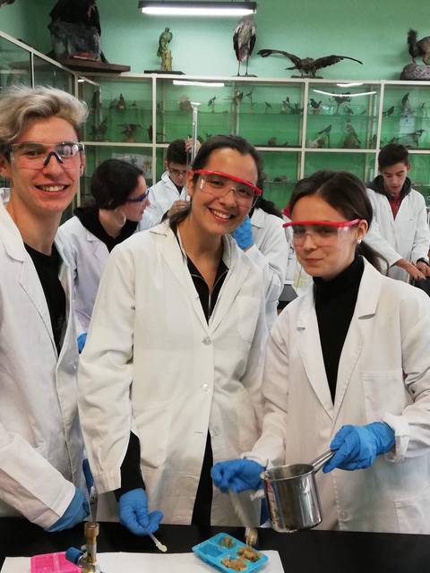 Alumnos de 2º de Bachillerato de Química comienzan las prácticas en el laboratorio. Alumnos de 2º de Bachillerato de Química comienzan las prácticas en el laboratorio.