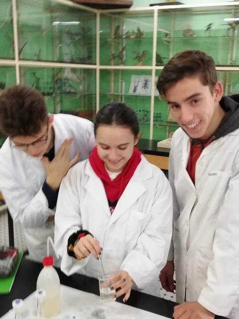 Alumnos de 2º de Bachillerato de Química comienzan las prácticas en el laboratorio. Alumnos de 2º de Bachillerato de Química comienzan las prácticas en el laboratorio.